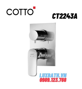 Mặt nạ sen tắm nóng lạnh âm tường COTTO CT2243A