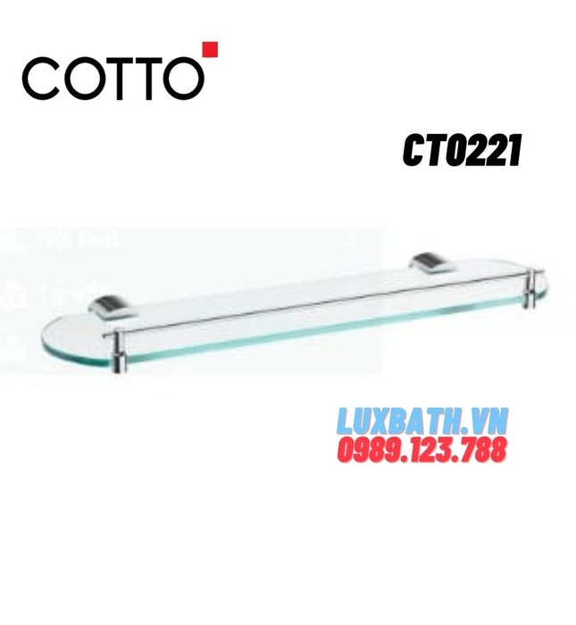 Kệ kính dưới gương COTTO CT0221