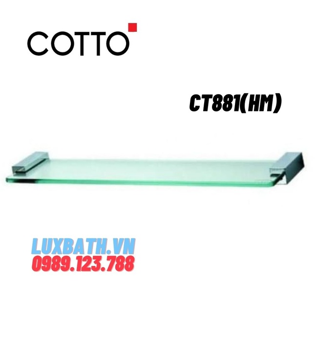 Kệ kính dưới gương COTTO CT881(HM)