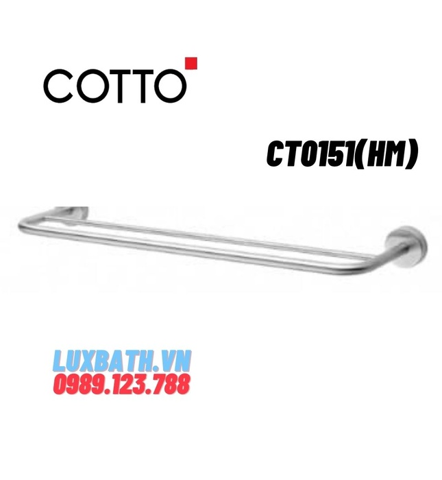 Thanh treo khăn đôi COTTO CT0151(HM)