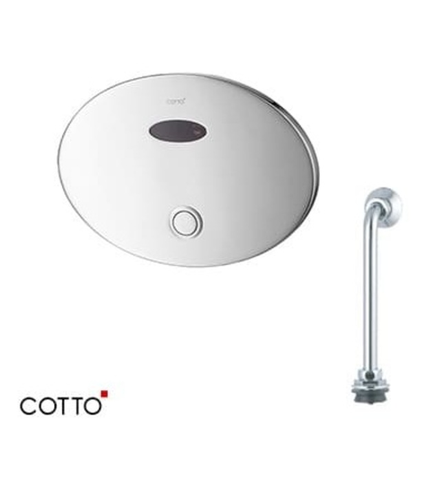 Van xả tiểu cảm ứng âm tường COTTO CT484AC