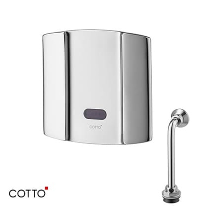Van xả tiểu cảm ứng âm tường dùng điện COTTO CT480AC