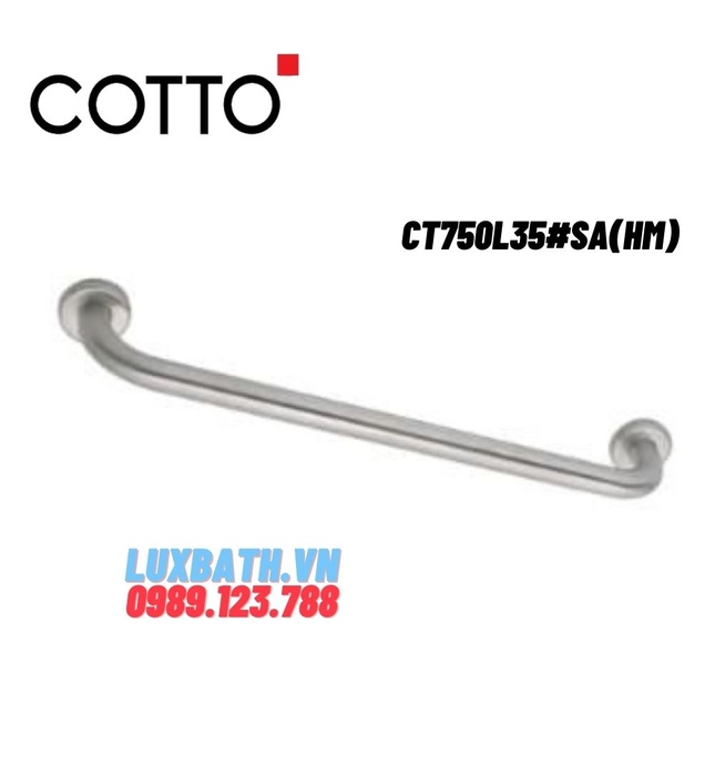Thanh vịn nhà vệ sinh COTTO CT750L35#SA(HM) 