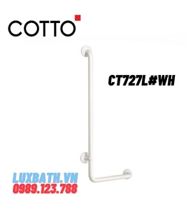 Thanh vịn nhà vệ sinh COTTO CT727L#WH
