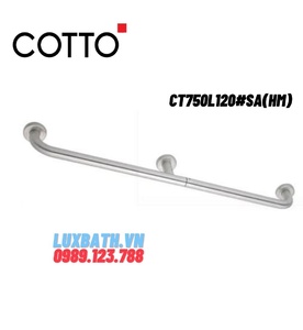 Thanh vịn nhà vệ sinh COTTO CT750L120#SA(HM)