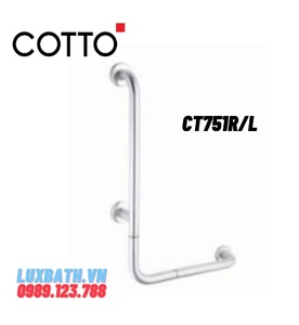 Thanh vịn nhà vệ sinh trái phải COTTO CT751R/L(HM)