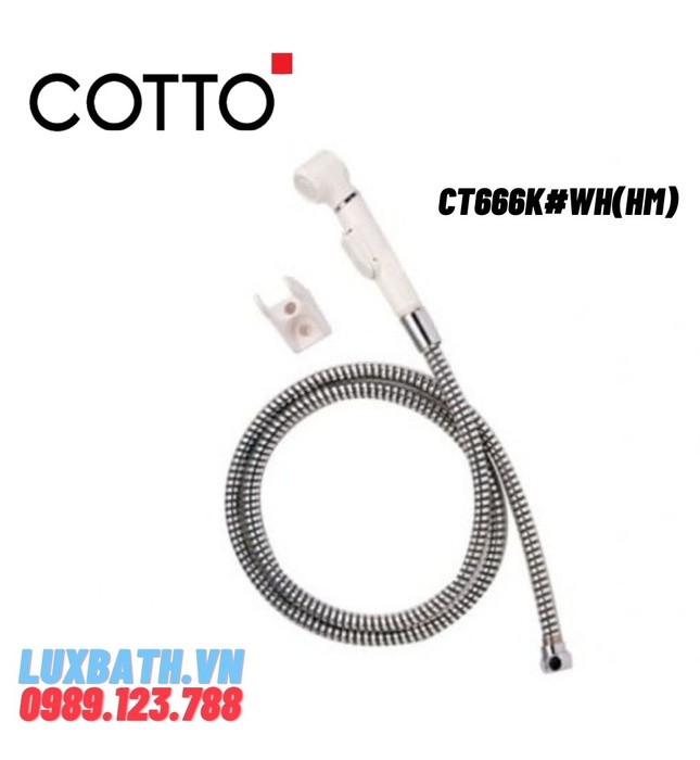 Vòi xịt vệ sinh COTTO CT666K#WH(HM)
