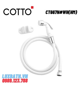 Vòi xịt vệ sinh COTTO CT667N#WH(HM)