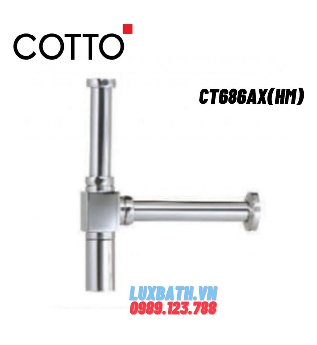 Ống thải chữ T COTTO CT686AX(HM) 42cm