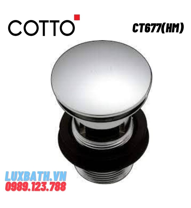 Ống xả lavabo nhấn COTTO CT677(HM)