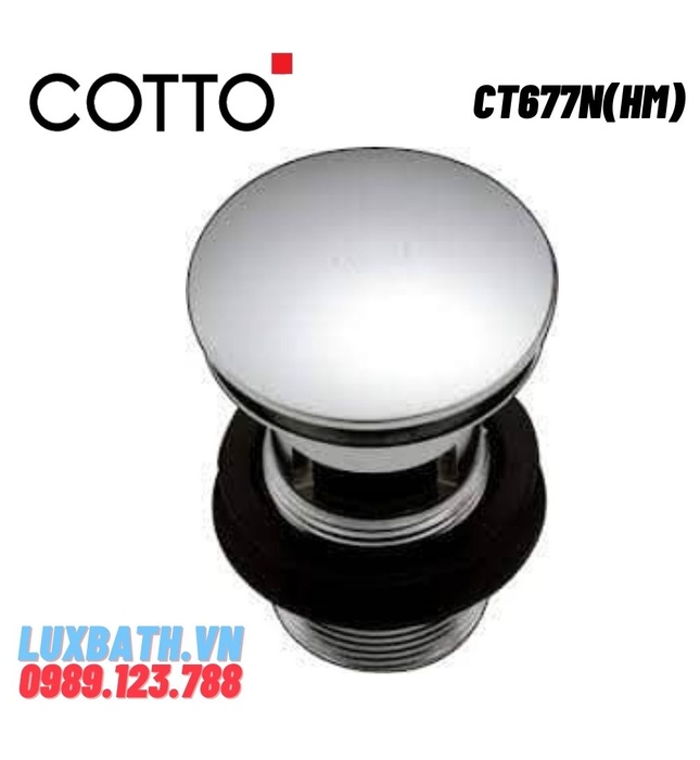 Ống xả lavabo nhấn COTTO CT677N(HM) 