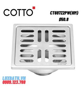 Ga thoát sàn vuông COTTO CT697Z2PW(HM) Ø50.8
