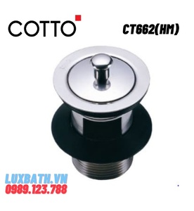 Ống xả lavabo có lắp đậy COTTO CT662(HM)