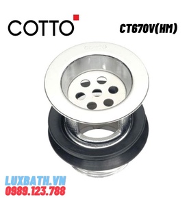 Ống xả lavabo COTTO CT670V(HM)