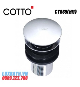 Ống xả lavabo nhấn COTTO CT665(HM) 