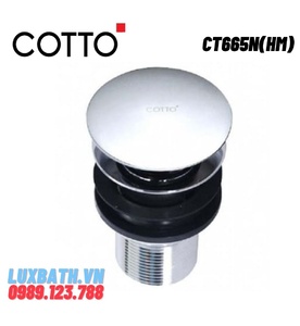 Ống xả lavabo nhấn COTTO CT665N(HM)
