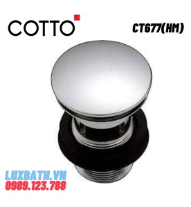 Ống xả lavabo nhấn COTTO CT677(HM)