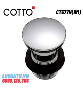 Ống xả lavabo nhấn COTTO CT677N(HM) 