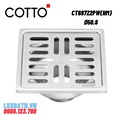 Ga thoát sàn vuông COTTO CT697Z2PW(HM) Ø50.8