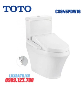 Bồn cầu 2 khối nắp điện tử TOTO CS945PDW16#XW (Bỏ mẫu)