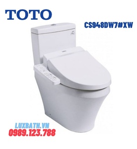 Bồn cầu 2 khối nắp điện tử TOTO CS948DW7#XW