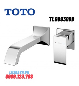 Vòi lavabo nóng lạnh gắn tường TOTO TLG08308B