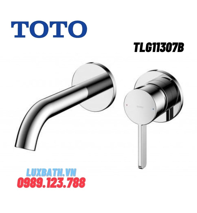 Vòi lavabo nóng lạnh gắn tường TOTO TLG11307B