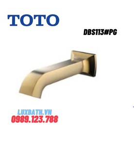 Vòi xả bồn tắm gắn tường TOTO DBS113#PG