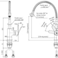 Vòi Rửa Bát Nóng Lạnh Cần Mềm Inax SFV-303S