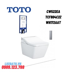 Bồn cầu treo tường nắp điện tử TOTO CW522EA#NW1/TCF804C2Z#NW1/WH172AAT