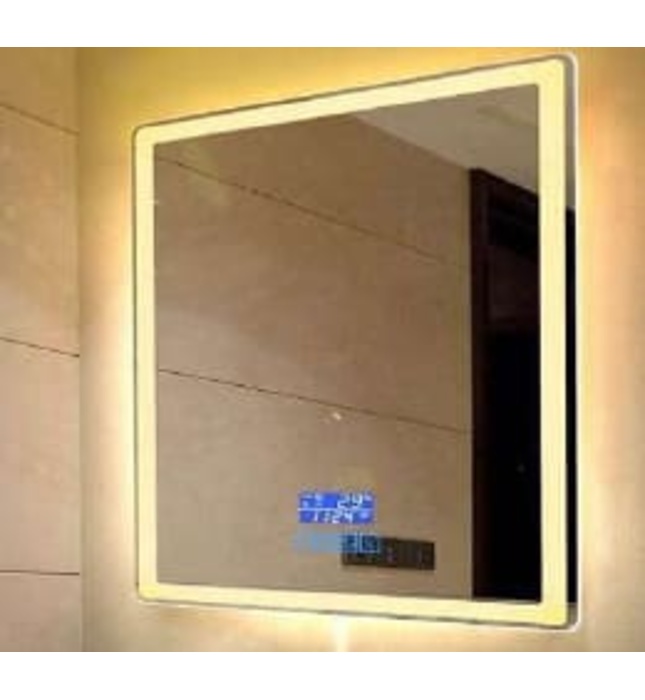Gương led hình chữ nhật nguồn cảm ứng 50x70cm Dehome G57-7