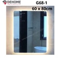 Gương led hình chữ nhật 60x80cm Dehome G68-1
