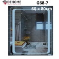 Gương led hình chữ nhật 60x80cm Dehome G68-7