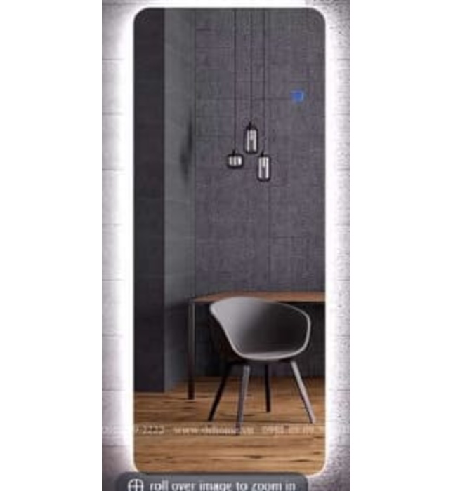 Gương led nguồn cảm ứng chữ nhật 60x160cm Dehome G616-2
