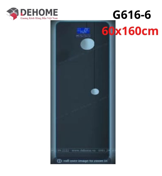 Gương led hình chữ nhật 60x160cm Dehome G616-6