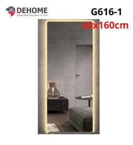 Gương led hình chữ nhật 60x160cm Dehome G616-1