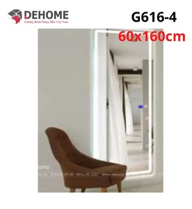 Gương led hình chữ nhật 60x160cm Dehome G616-4