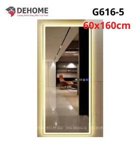 Gương led hình chữ nhật 60x160cm Dehome G616-5