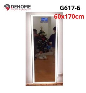 Gương led hình chữ nhật 60x170cm Dehome G617-6