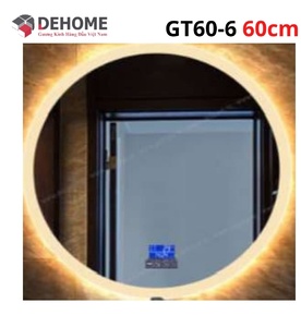 Gương led hình tròn 60cm Dehome GT60-6