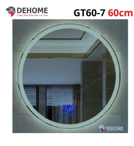 Gương led hình tròn 60cm Dehome GT60-7