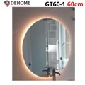 Gương led hình tròn 60cm Dehome GT60-1