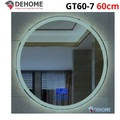 Gương led hình tròn 60cm Dehome GT60-7