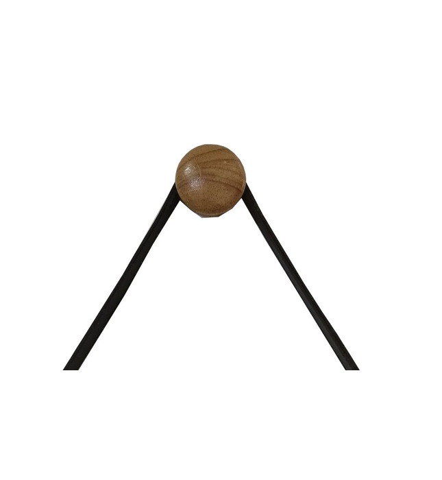 Gương đèn led dây da hình tròn 70cm Dehome GD70-2