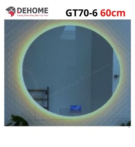 Gương led hình tròn 60cm Dehome GT70-6