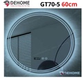 Gương led hình tròn 60cm Dehome GT70-5