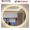 Gương led hình tròn 60cm Dehome GT70-7