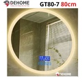 Gương led hình tròn 80cm Dehome GT80-7
