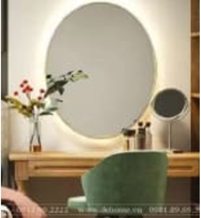 Gương led hình elip 60x90cm Dehome E69-1
