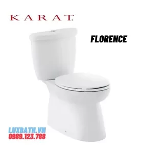 Bồn cầu hai khối nắp êm KARAT FLORENCE